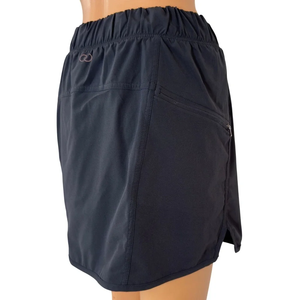 CALIA by Carrie Underwood Womens XS Black Athletic Skort ZipperPockets Golf Hike - Picture 4 of 11